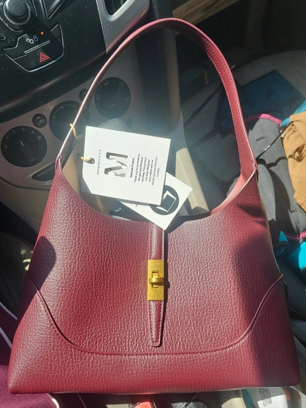 Burgundy Purse